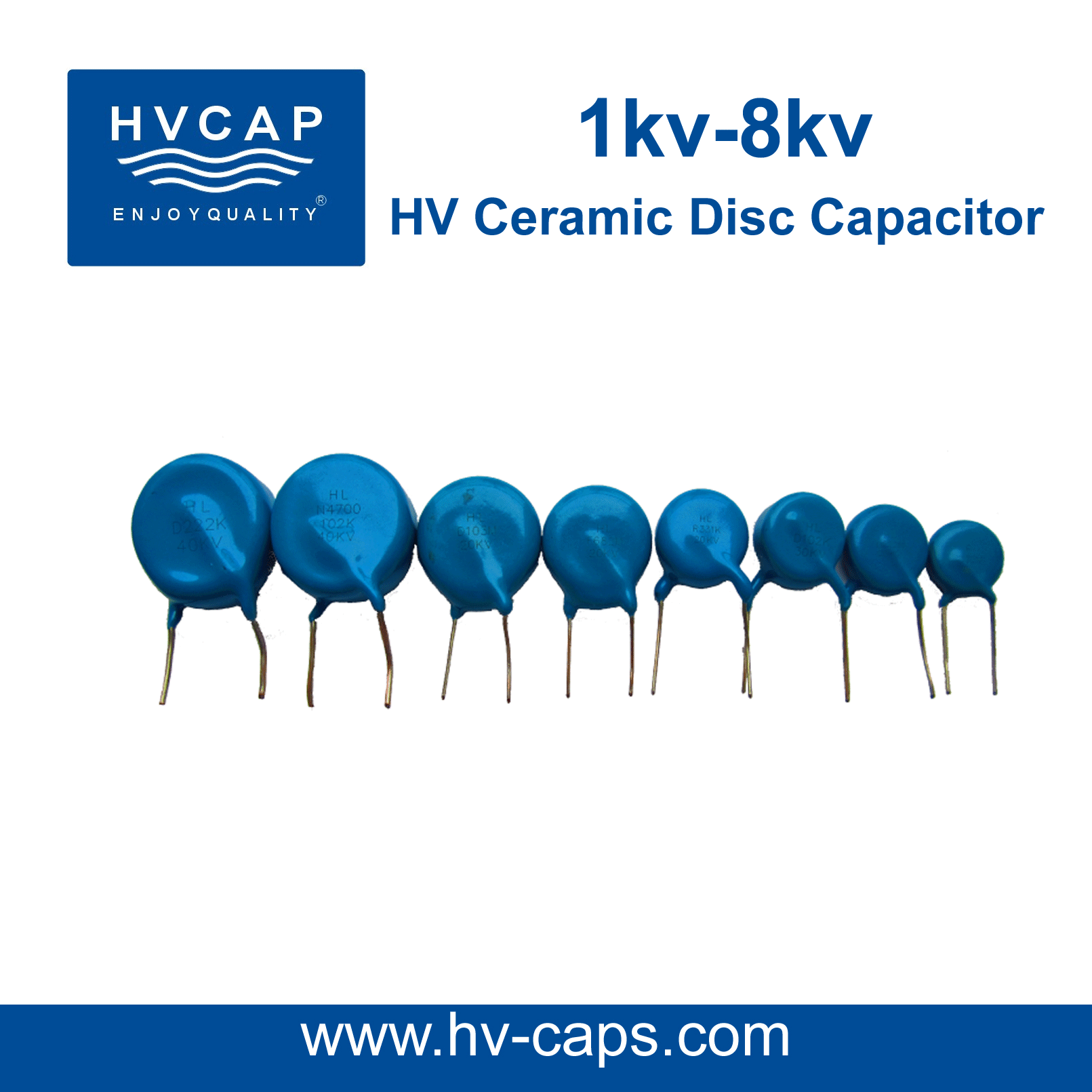 HV Ceramic Capacitor 1kv to 8kv, detail specification.
