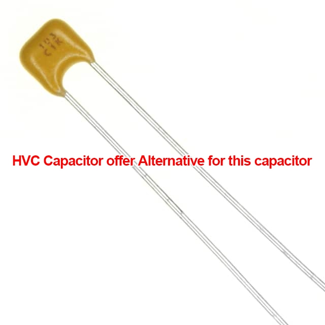 Alternatieve vervanging voor AVX Corporation SR201C103KAA CAP CER 10000PF 100V X7R RADIAL