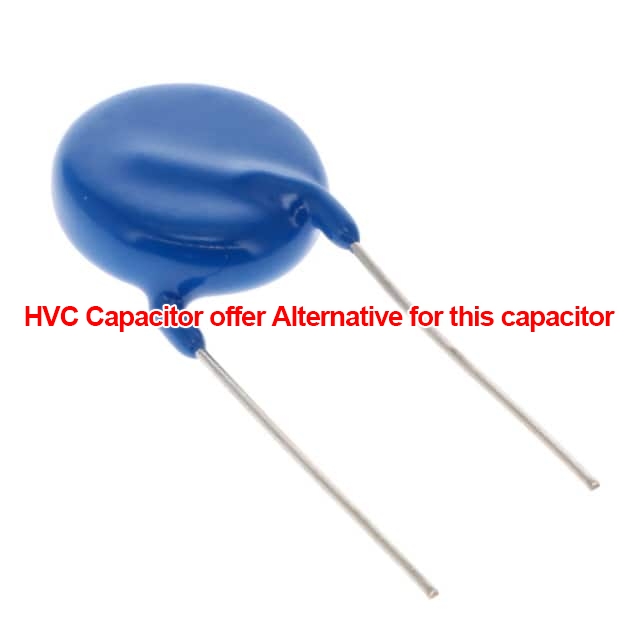 Alternatieve vervanging voor Vishay HVCC103Y6P101MEAX CAP CER 100PF 10KV Y6P RADIAAL