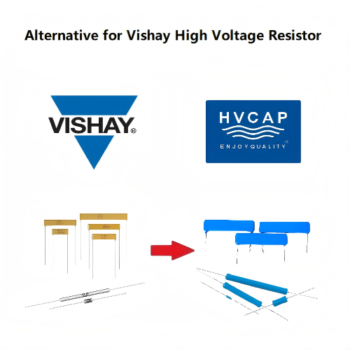 Alternative Equivalent for Vishay high voltage thick film resistors. FHV (planar/leaded), TD (TDA/TDX