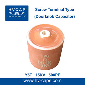 HV Ceramic Doorknob Capacitor 15KV 500pf(15KV 501K)